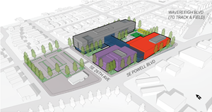 CHS plan 3d rendering